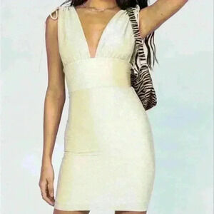 Princess Polly Gold Sparkly Dress
